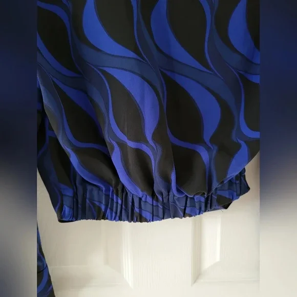 Zara Pleated Printed Shirt NWT - Picture 10 of 10